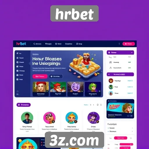 interface e usabilidade do site hrbet